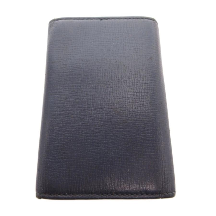 dunhill（ダンヒル） キーケース レザー 5連 ロゴ 紺 ネイビー /FF