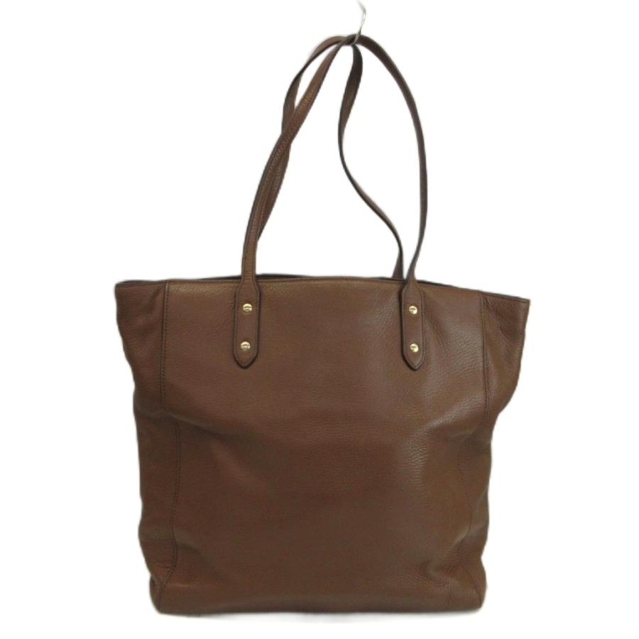 【レア物】Coach ロゴ入りトートバッグ orリュック　ブラウン COACH（コーチ） ペブルドレザー タウン トートバッグ ワンショルダー