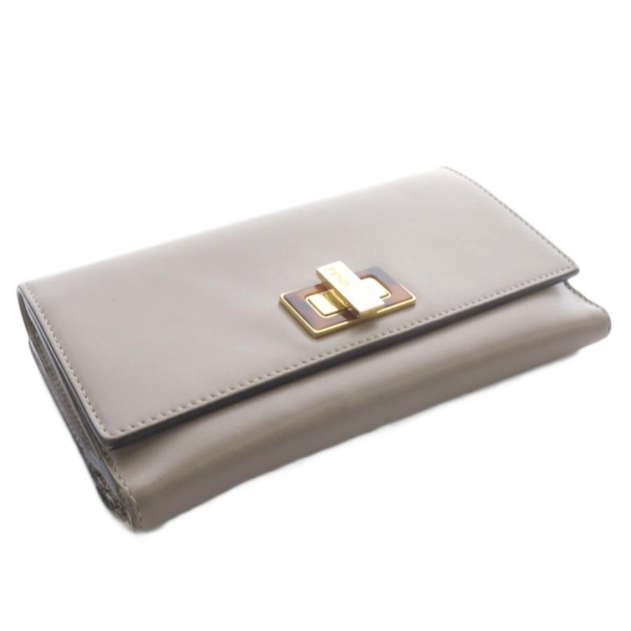 FENDI（フェンディ） ピーカブー セレリア 長財布 小銭入れあり 二