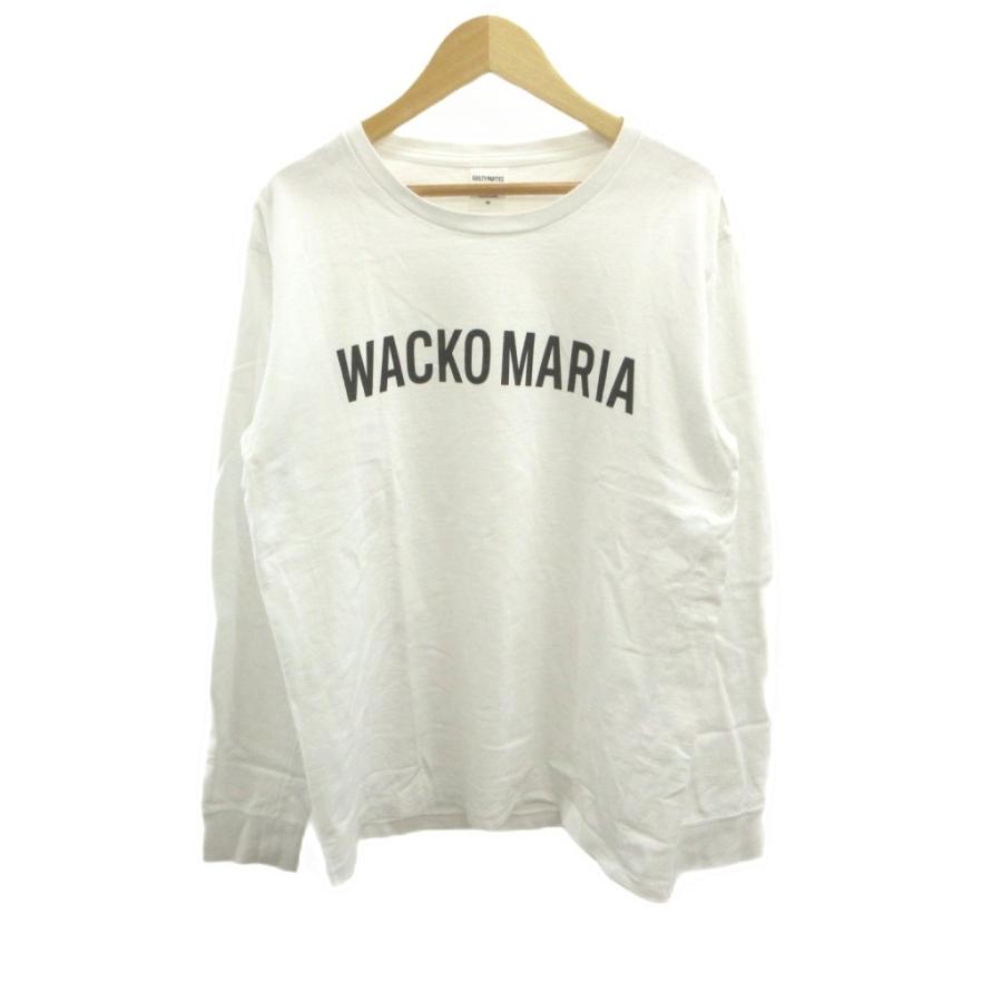 WACKO MARIA マリアプリント 長袖カットソー ホワイト WACKO MARIA（ワコマリア） WACKO MARIA Tシャツ ロンT カットソー
