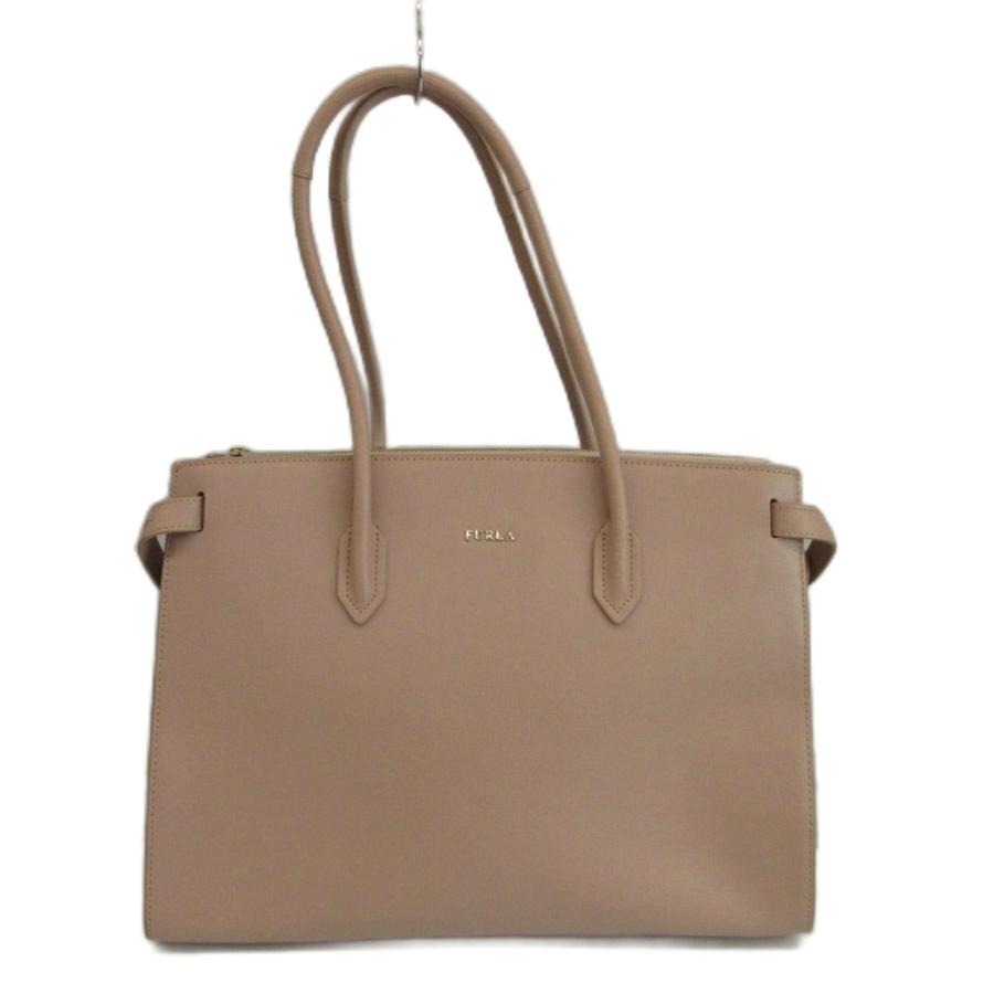 FURLA（フルラ） ピン PIN トートバッグ 肩掛け レザー 型押し ロゴ