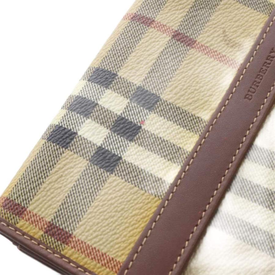 BURBERRY（バーバリー） 長財布 二つ折り ノバチェック柄 シャドー