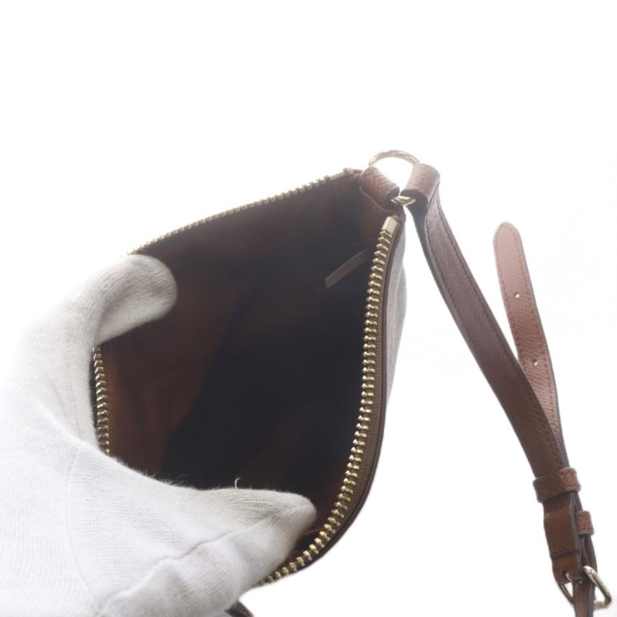 COACH（コーチ） ショルダーバッグ レザー PVC シグネチャー ロゴ 茶色