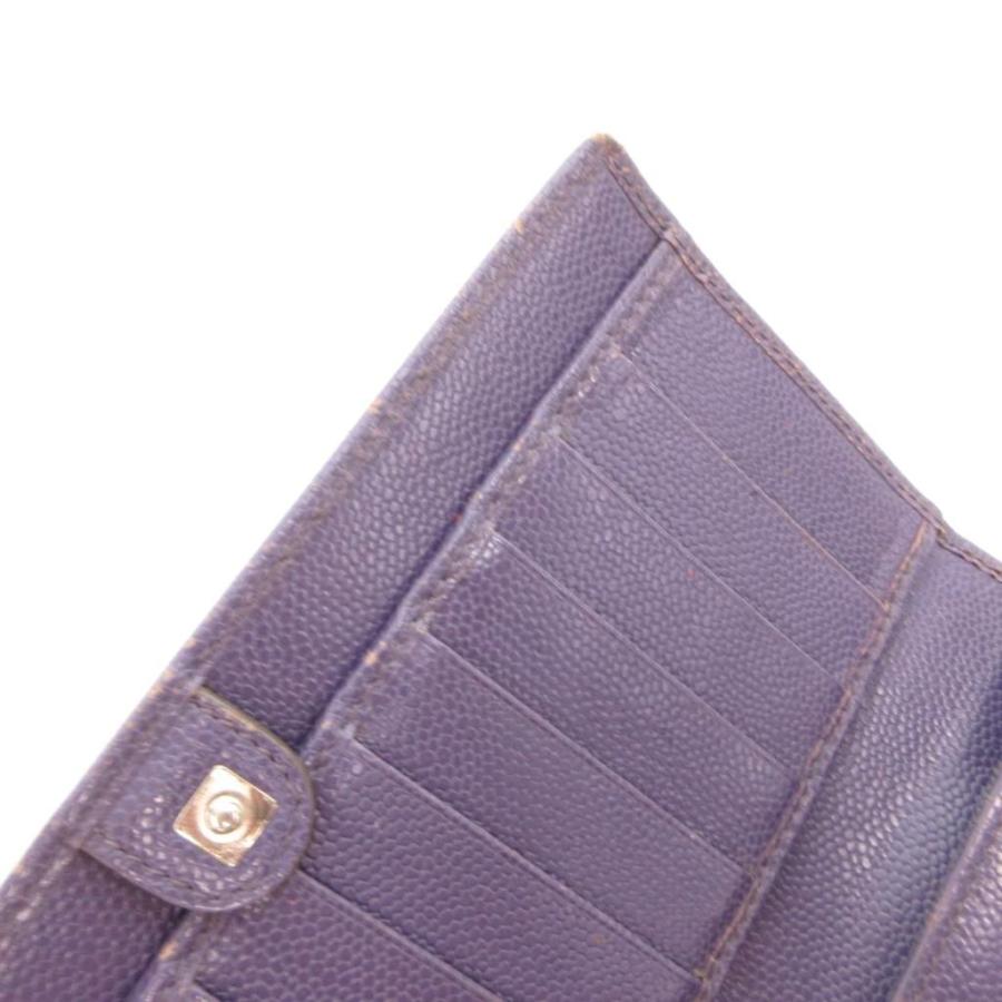 Salvatore Ferragamo 二つ折り財布 パープル FERRAGAMO（フェラガモ） サルヴァトーレフェラガモ Salvatore