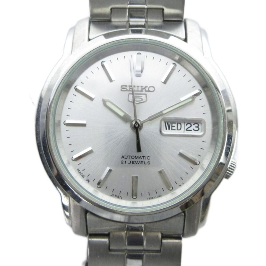 SEIKO 5 セイコー5 7S26-03S0 自動巻き デイデイト 腕時計 セイコー SEIKO 7S26-03S0 ファイブ 5 腕時計 自動巻き ウォッチ ロゴ