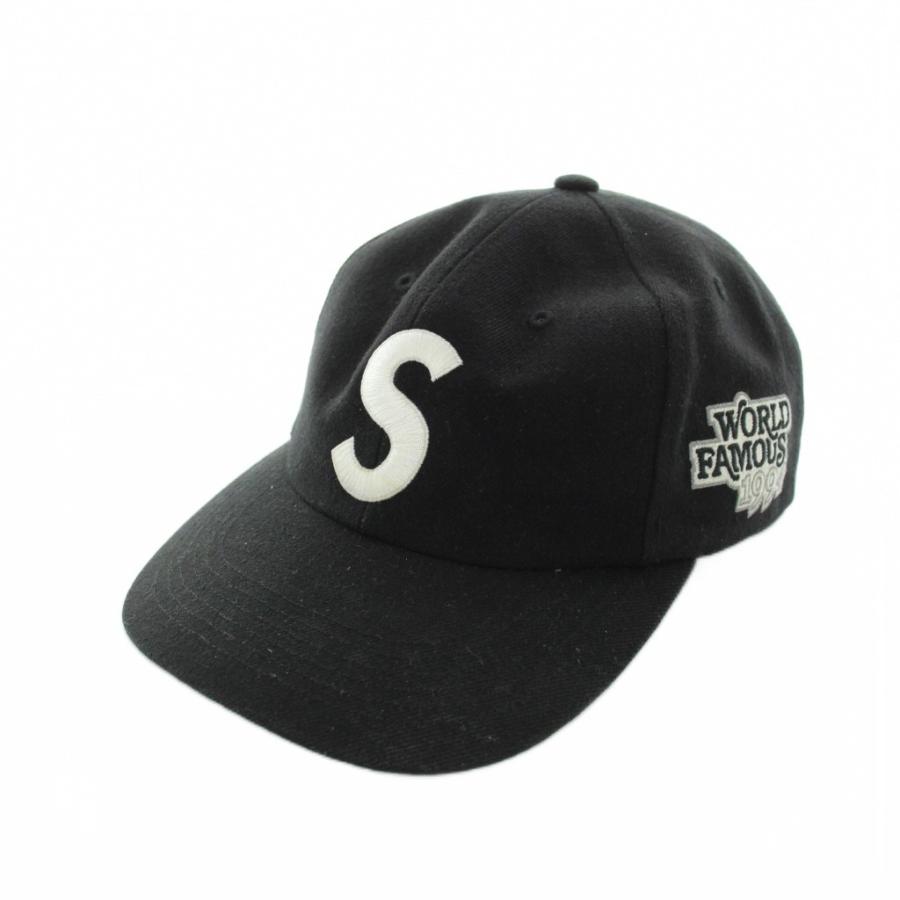 Supreme（シュプリーム） SUPREME H23SS25 キャップ 帽子 ロゴ 黒