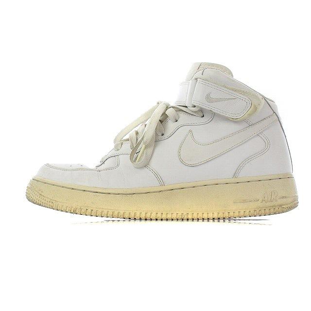 中古 ナイキ Nike エアフォース1 Air Force 1 Mid スニーカー ハイカット シューズ 26cm 白 ホワイト 111 Hz1 Gy01 メンズ ベクトル 古着 165 ブランド古着販売のベクトル 通販 Yahoo ショッピング