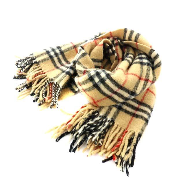 【美品】バーバリー ロンドン マフラー ノバチェック ベージュ ロング 美品】BURBERRY バーバリー ノバチェックマフラー 人気のベージュ