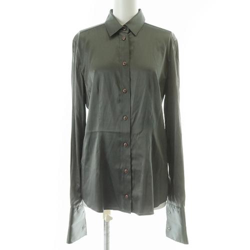 即納-96時間限定 エンポリオアルマーニ ベージュ カーキ ワイシャツ