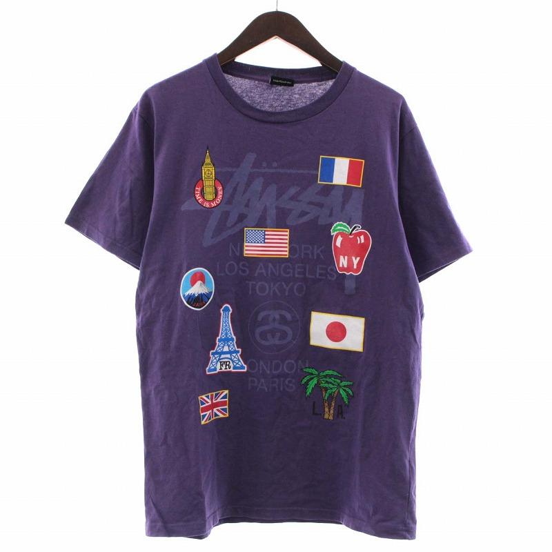 供え stussy Tシャツ バックプリント ブラック asakusa.sub.jp