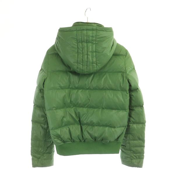 DIESEL ディーゼル ダウンジャケット フード ジップアップ XS 緑 DIESEL ディーゼル ダウンジャケット フード ジップアップ XS 緑