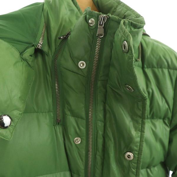 DIESEL ディーゼル ダウンジャケット フード ジップアップ XS 緑 DIESEL ディーゼル ダウンジャケット フード ジップアップ XS 緑