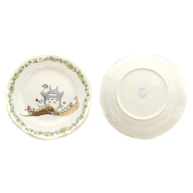 未使用品 ノリタケ Noritake スタジオジブリ となりのトトロ プレート＆カップ 3点セット 食器 お皿 白 ホワイト 緑 グリーン マルチカラー｜vectorpremium｜03