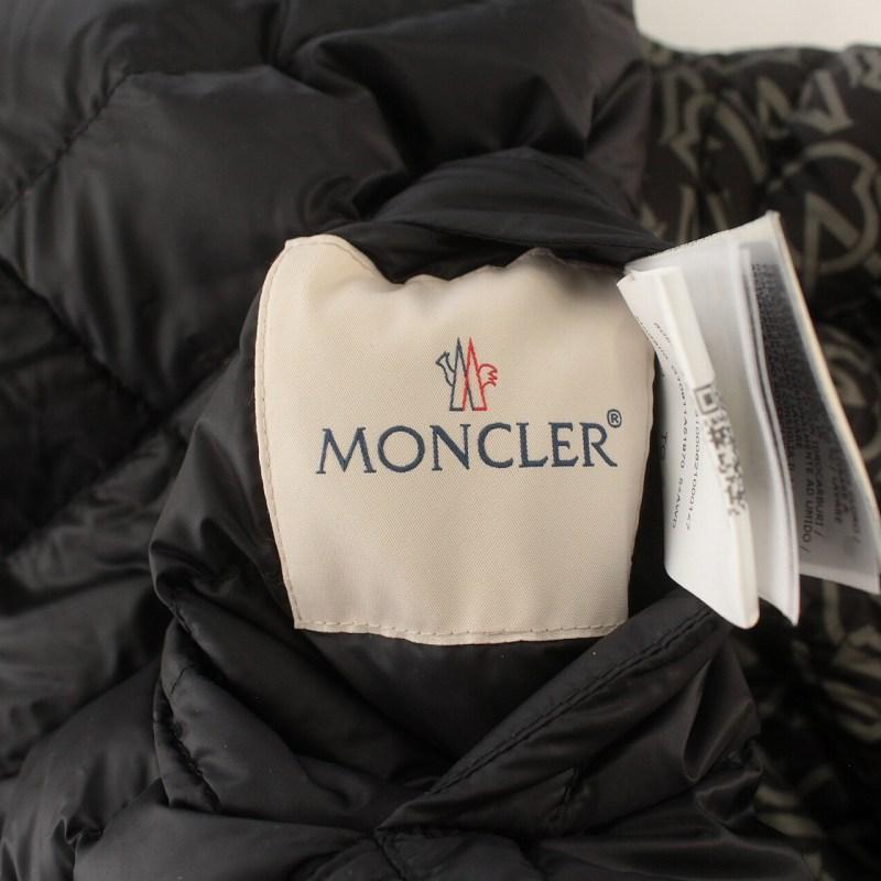 未使用品 モンクレール MONCLER 21SS ZOIS ゾイス リバーシブル ダウン ジャケット ジップアップ フード 2 M 黒 ブラック G10911A51970 54A｜vectorpremium｜04