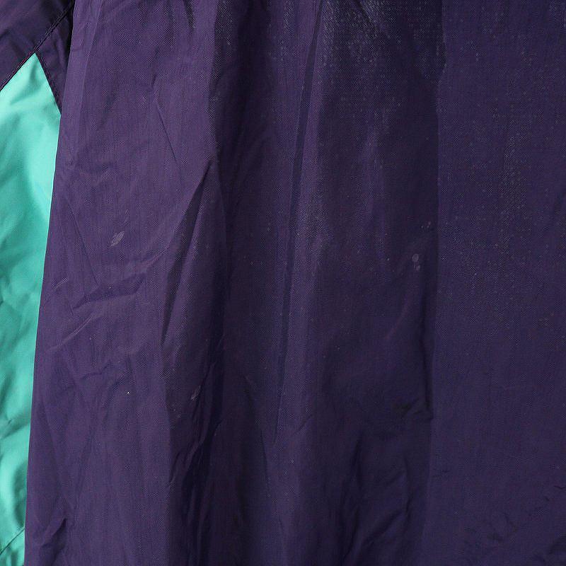 Columbia マウンテンパーカー ナイロンジャケット ジップアップ ベルクロ マジックテープ ロゴ刺繍 メッシュ XL 紫 パープル ピンク｜vectorpremium｜08
