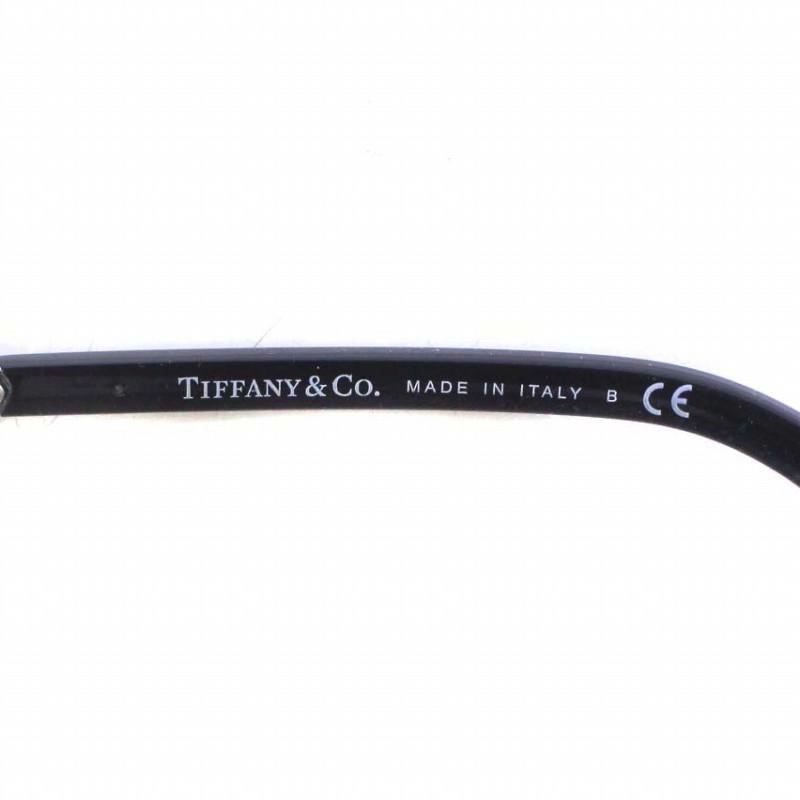 TIFFANY & CO. 眼鏡 サングラス セルフレーム グラデーション ウェリントン ラインストーン 56□16 140 青 黒 TF4174-B-F 8055/9S｜vectorpremium｜07