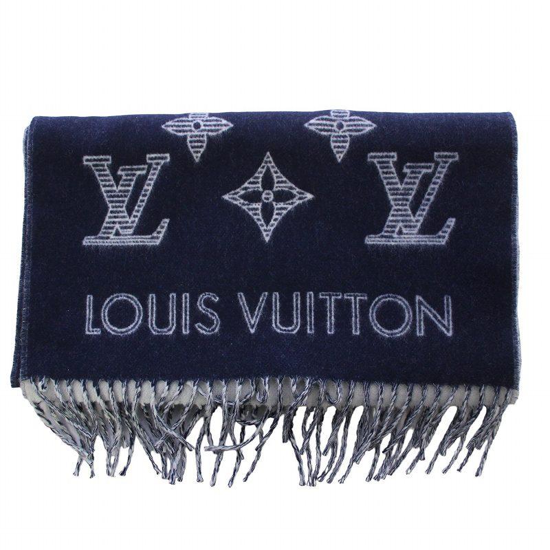 ルイヴィトン LOUIS VUITTON 23AW 新作 マフラー モノグラム シャドウ 