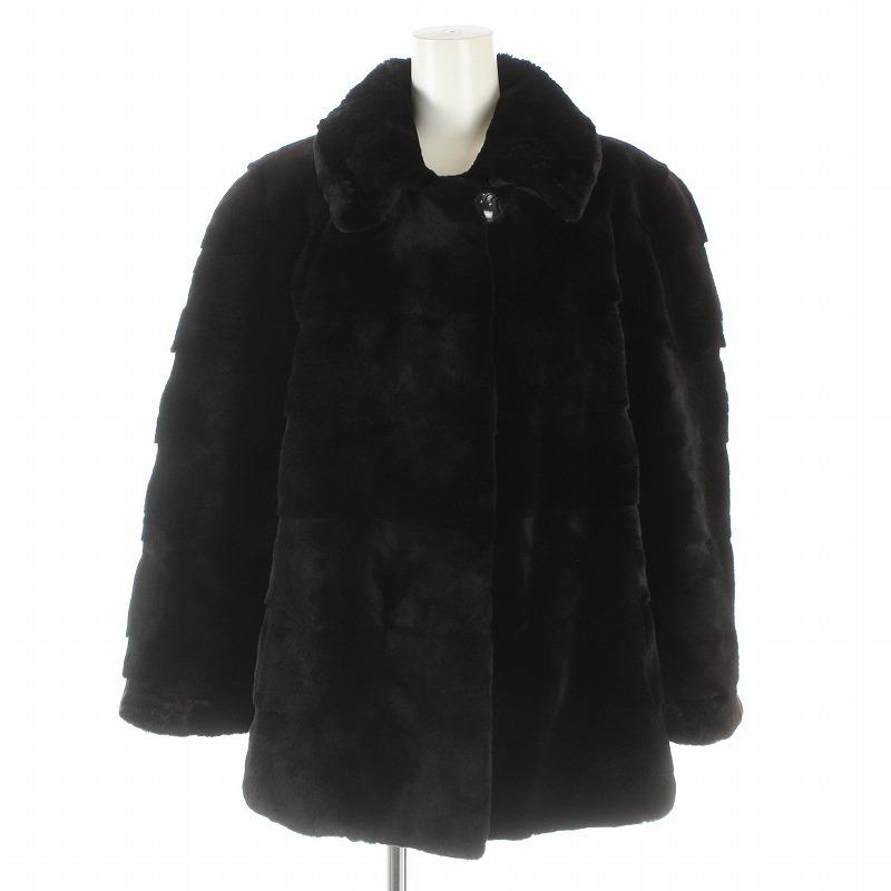 サガミンク SAGA MINK グレ GRES 銀サガ 毛皮コート シェアードミンク 