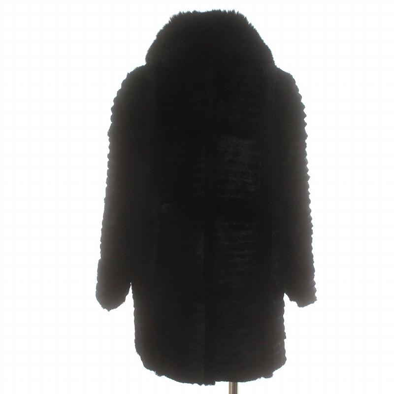 SOFT TEX FUR JAPAN ファーコート 毛皮 ラビットファー 襟フォックス 