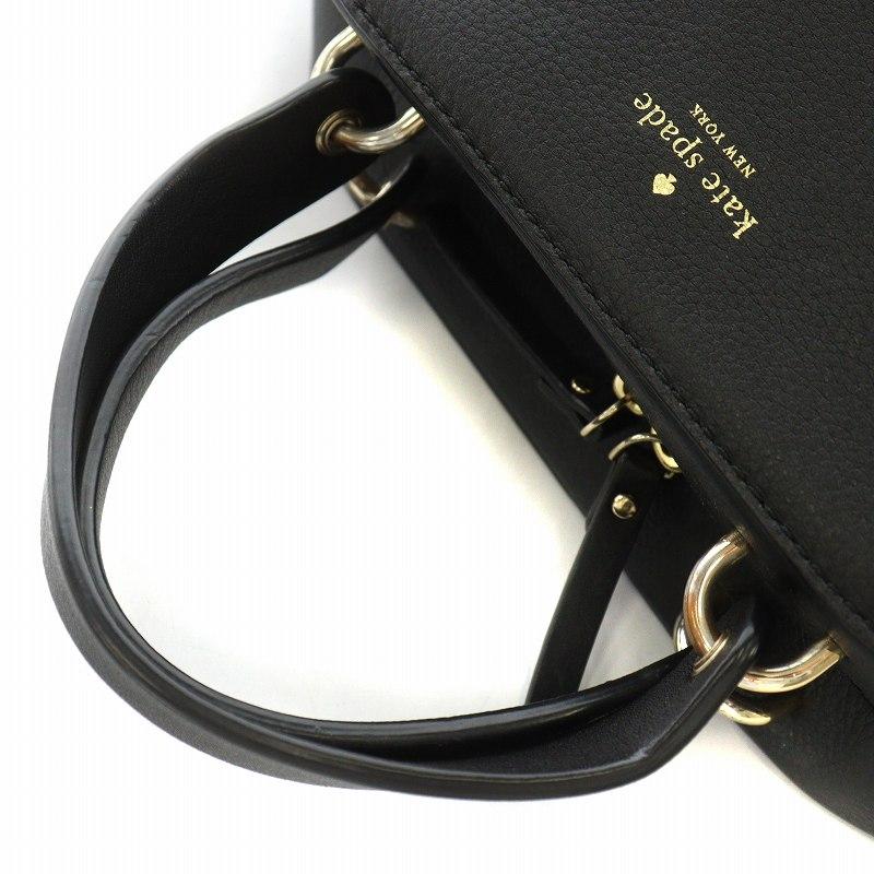 ケイトスペード KATE SPADE ハンドバッグ ショルダー 2WAY ゴールド金具 牛革 レザー 黒 ブラック /AQ ■GY18 レディース｜vectorpremium｜06