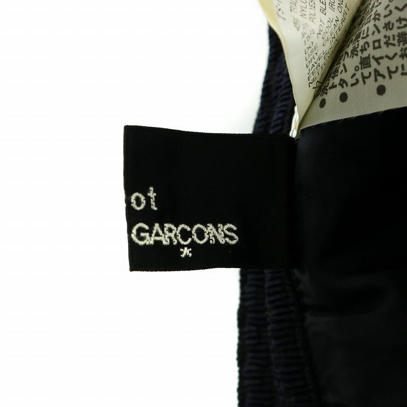 トリココムデギャルソン tricot COMME des GARCONS タイトスカート ミドル 総柄 サイドジップ S 黒 ブラック TS 02015S｜vectorpremium｜05