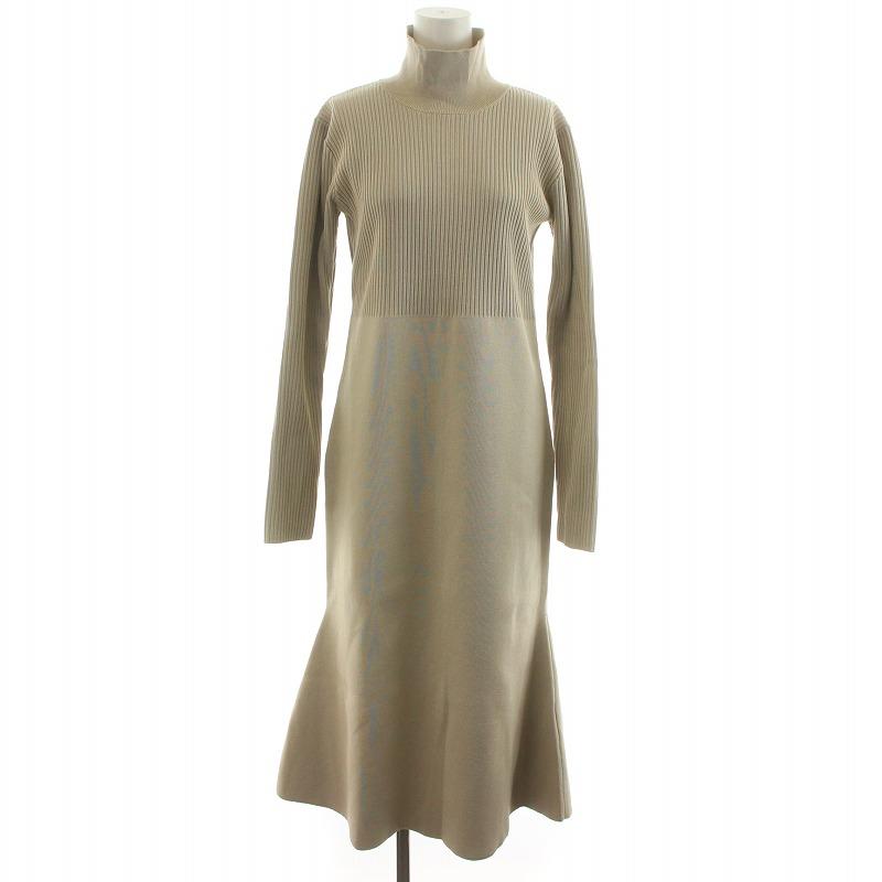 新品NOBLE ノーブルカラーブロックニットワンピース