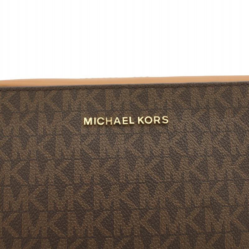 マイケルコース MICHAEL KORS JET SET ITEM クロスボディ ラージ ショルダーバッグ ロゴ 総柄 チェーン スクエア タッセル 32F8GF5M2｜vectorpremium｜07