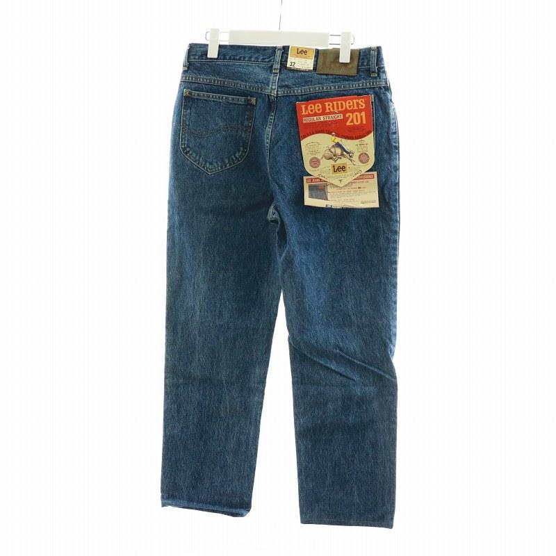 未使用品 リー LEE 90s 201 デッドストック ヴィンテージ デニムパンツ レッドリーチュエ KellyワンウォッシュデニムパンツLong Lサイズ 新品