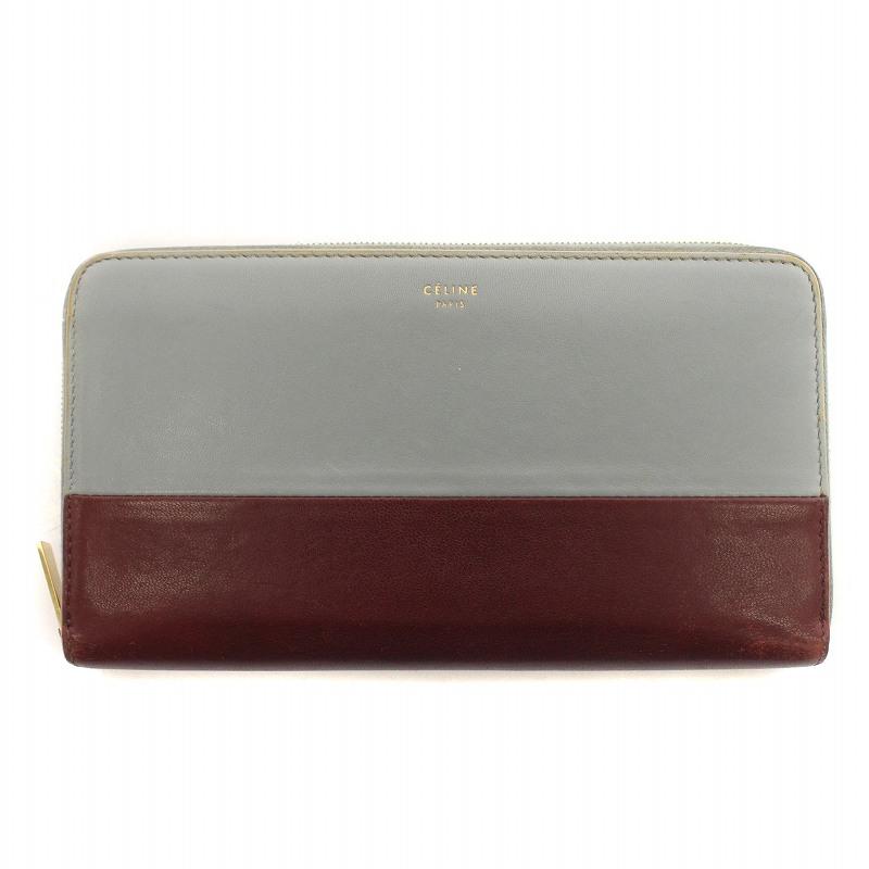 【美品】CÉLINE セリーヌ フィービー バイカラーウォレット CÉLINE セリーヌ フィービー バイカラーウォレット