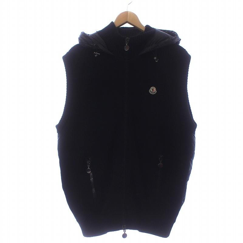 モンクレール ニット切替 ダウンベストMAGLIONE TRICOT XL