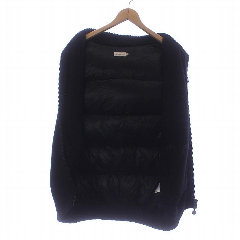 モンクレール ニット切替 ダウンベストMAGLIONE TRICOT XL