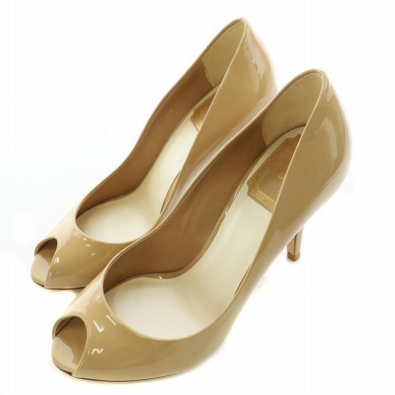 クリスチャンディオール MISS DIOR PEEP TOE 9CM パンプス ピンヒール 