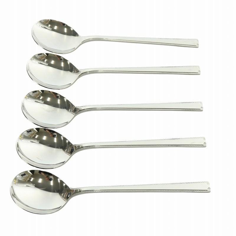 未使用品 ラッキーウッド LUCKYWOOD カトラリーセット スプーン10本 フォーク5本 ステンレス 箱付き シルバーカラー 18-8 18-10 /MW |  | 05