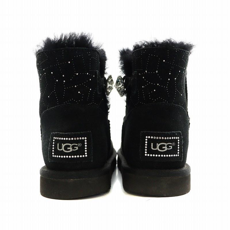アグ UGG ムートンブーツ ショートブーツ ビジュー スエード 星座柄  