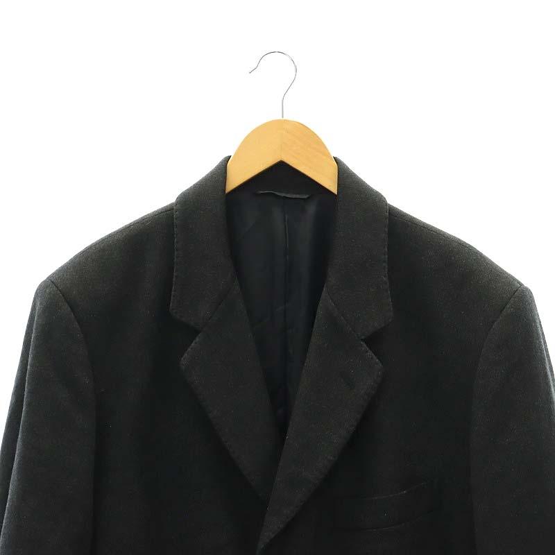 美品 ピエールバルマン ダブル チェスターコート カシミヤ