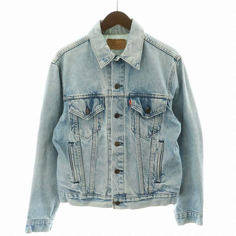 リーバイス Levi's 80s USA製 70506 デニムジャケット Gジャン トラッカージャケット ボタン裏527 42 L 青 アイスブルー : 165-802407170046 : ブランド古着販売のベクトル - 通販 - Yahoo!ショッピング リーバイス Levi's 80s USA製 70506 デニムジャケット Gジャン トラッカージャケット ボタン裏527 42 L 青 アイスブルー : 165-802407170046 : ブランド古着販売のベクトル - 通販 - Yahoo!ショッピング