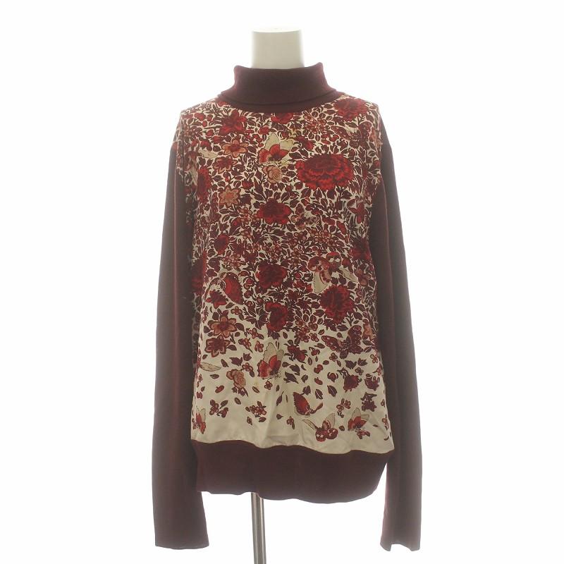 TORY BURCH トリーバーチ ニット セーター 長袖 ハイネック 花柄  