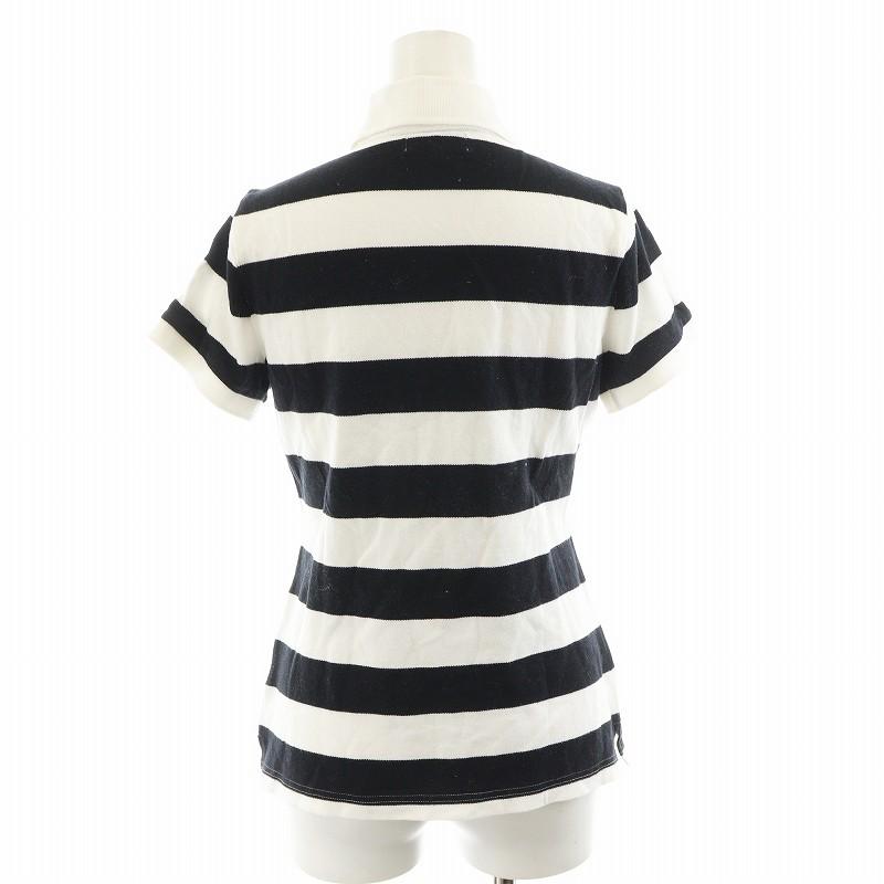 新品タグ付「BURBERRYバーバリーブルーレーベル」ロゴ刺繍半袖ポロシャツ38 バーバリーブルーレーベル BURBERRY BLUE LABEL ポロシャツ ロゴ