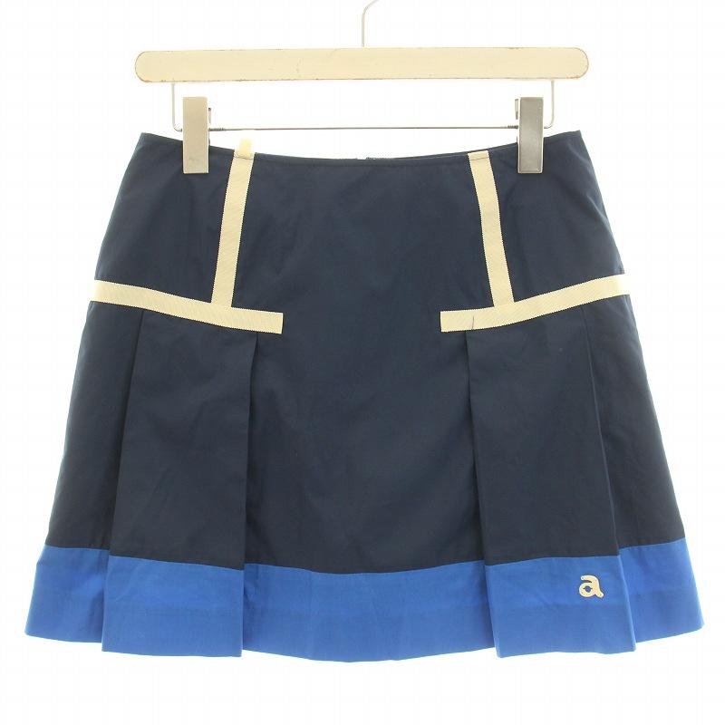 PEARLY GATES - アルチビオ　archivio  ゴルフ　プリーツスカート 40 アルチビオ archivio ゴルフウェア プリーツスカート 台形 ミニ