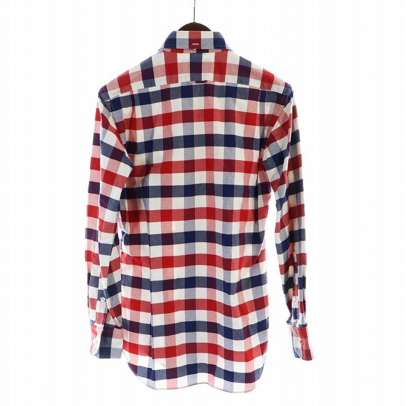 ☆極美品☆トムブラウン THOM BROWNE トリコロールチェックシャツ