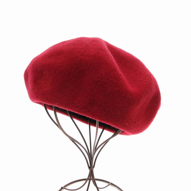Vivienne Westwood ヴィヴィアンウエストウッドベレー帽　オーブ柄 Vivienne Westwood ヴィヴィアンウエストウッド ベレー帽 帽子