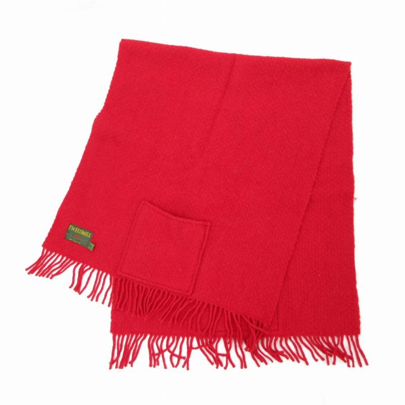【新品未使用】カシミア100％ 大判ストール マフラー イギリス製　赤 楽天市場】カシミヤ 大判ストール レッド チェック 長さ190cm 幅72cm