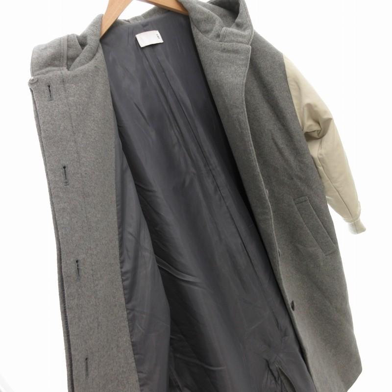 ケイビーエフ KBF アーバンリサーチ フーデッドコート ミリタリー 切替