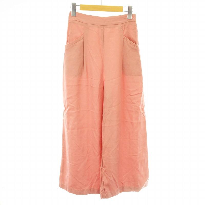 ZARA ザラ ロングパンツ カラーパンツ ワイド XS ピンク
