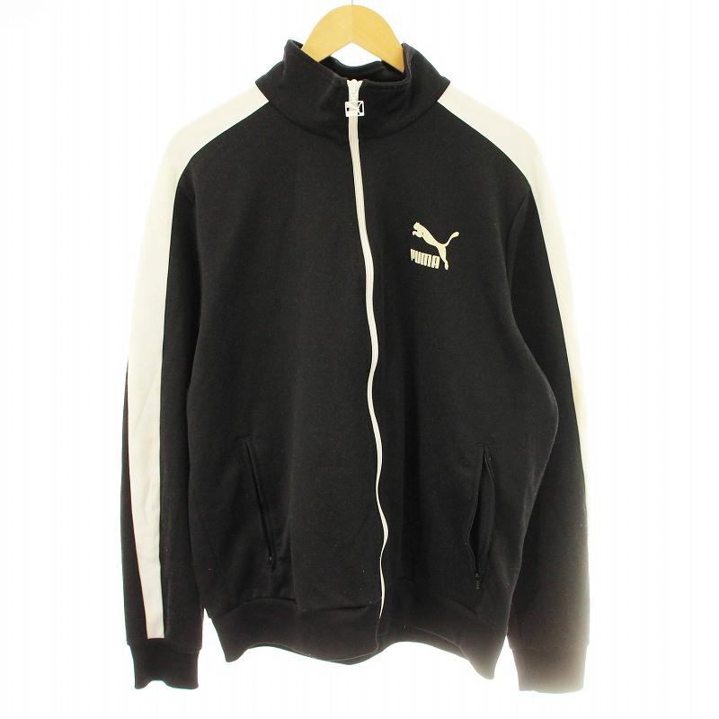 PUMA プーマ トラックジャケット ジャージ ロゴ XXL 黒 568749