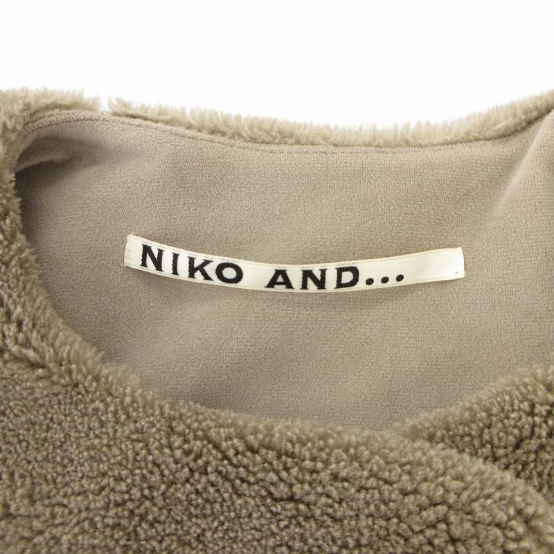 niko and…（ニコアンド） Niko and.. ノーカラーコート ジャケット