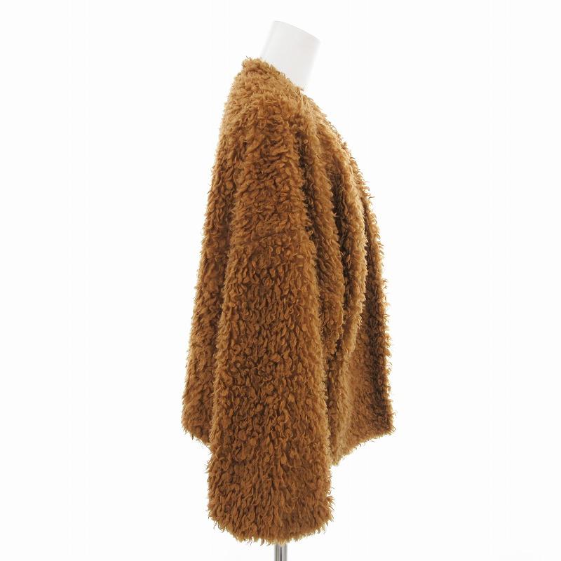 WORDTROBE ワードトローブ ジャケット ブルゾン ボタンレス 羽織り F 茶 ブラウン /FF レディース |  | 02