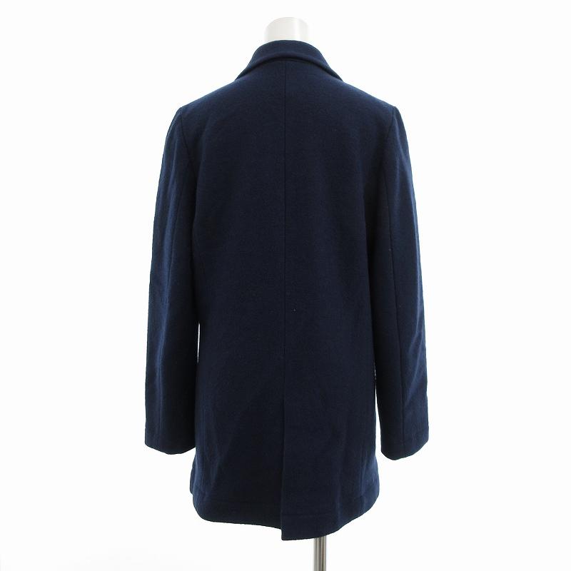 新品 定価30450円 INED ピーコート Aライン ウール ネイビー M 新品 定価30450円 INED ピーコート Aライン ウール ネイビー M
