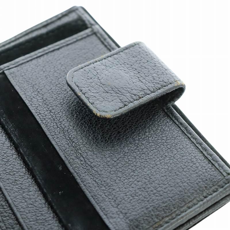 GUCCI グッチ バンブー 二つ折り財布 ウォレット ロゴ レザー スエード 