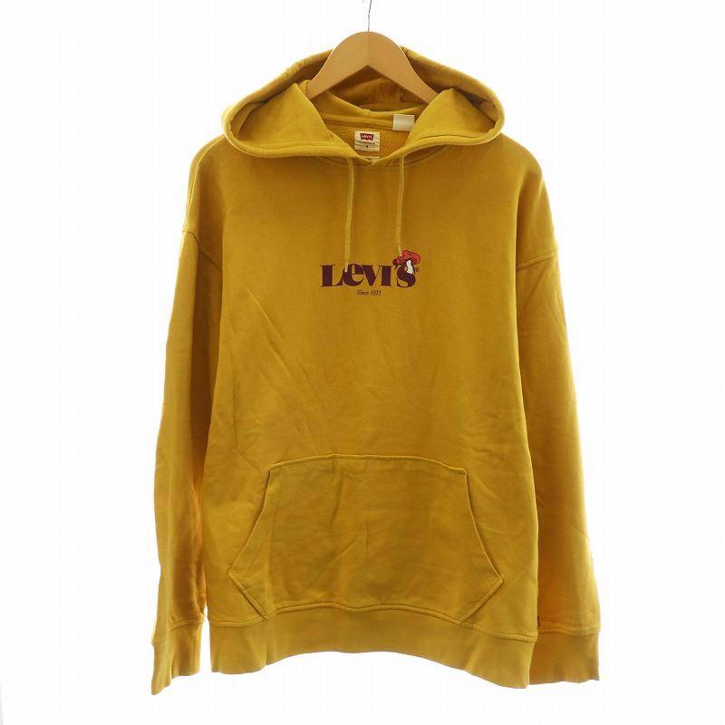 MARINE プルオーバーパーカー イエロー ミージェーン me Jane Chcuhルーズプルパーカー （イエロー